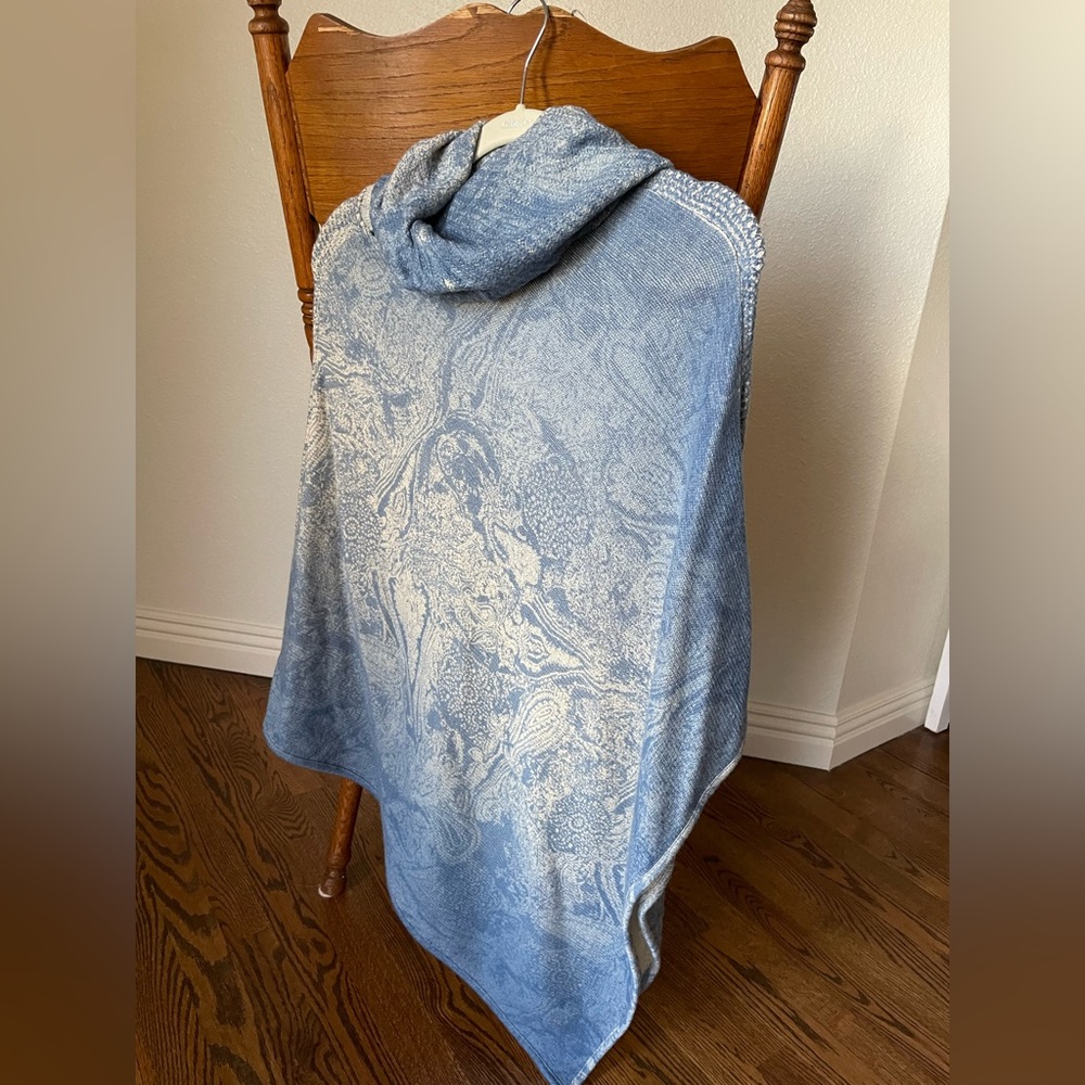Anthropologie Skywashed Poncho